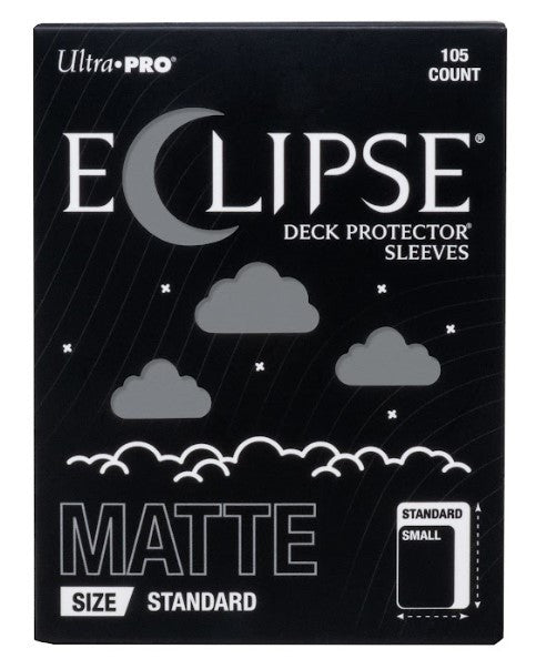 16689 - 105 ECLIPSE DECK PROTECTOR SLEEVES - STANDARD - MATTE - SMOKE GREY
