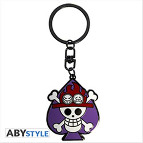 ABYKEY148 - ONE PIECE - PORTACHIAVI - SKULL ACE
