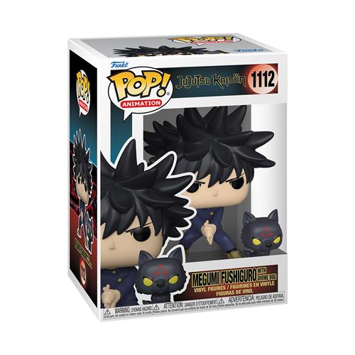 JUJUTSU KAISEN - POP FUNKO VINYL FIGURE 1112 MEGUMI W/DOGS 9CM