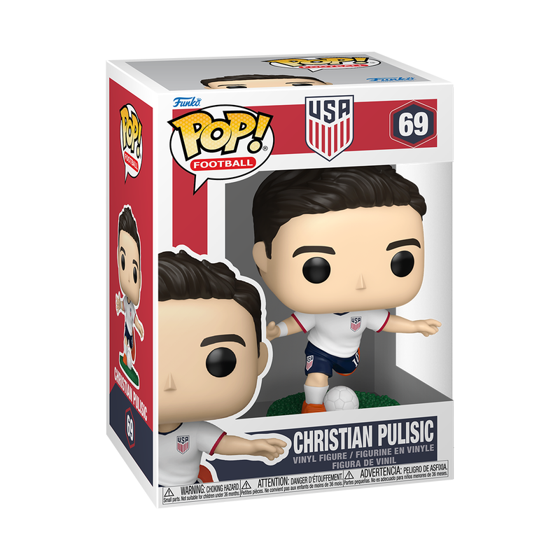 WORLD CUP 2026 - USA - POP FUNKO VINYL FIGURE 69 CHRISTIAN PULISIC 9CM