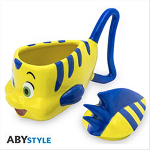 ABYMUG564 - DISNEY - TAZZA 320ML 3D - FLOUNDER THE LITTLE MERMAID