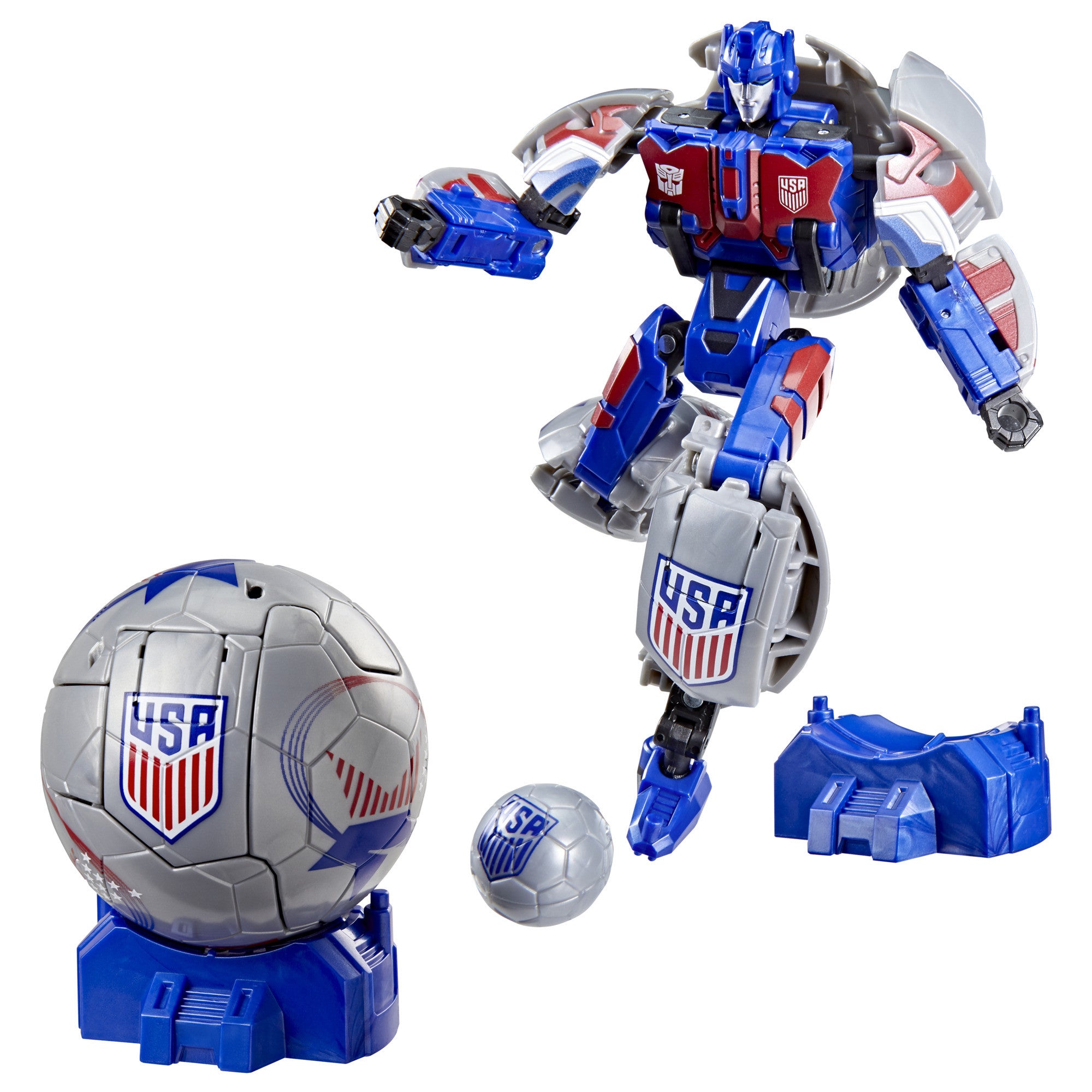 TRANSFORMERS - US SOCCER FEDERATION - BREAKAWAY - ACTION FIGURE 14CM