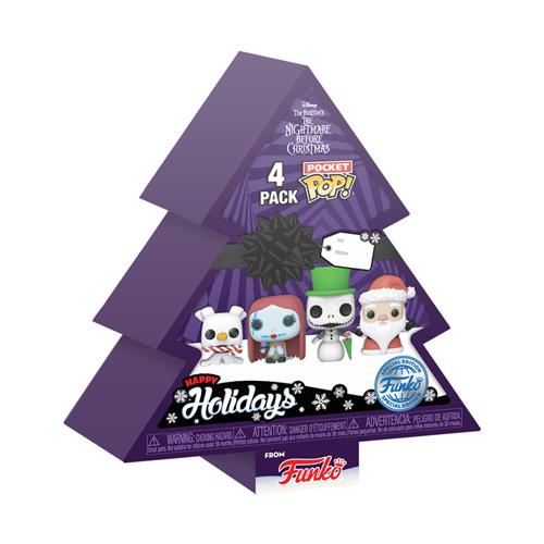 DISNEY: NIGHTMARE BEFORE CHRISTMAS - POP FUNKO VINYL TREE HOLIDAY BOX 4PZ