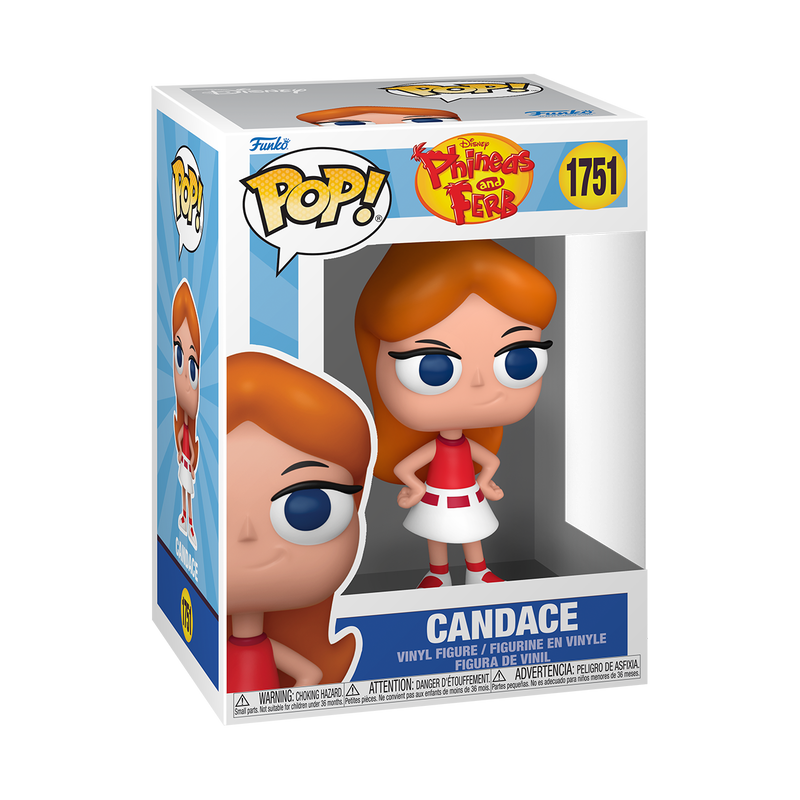 PHINEAS AND FERB S2 - POP FUNKO VINYL FIGURE 1751 CANDACE 9CM