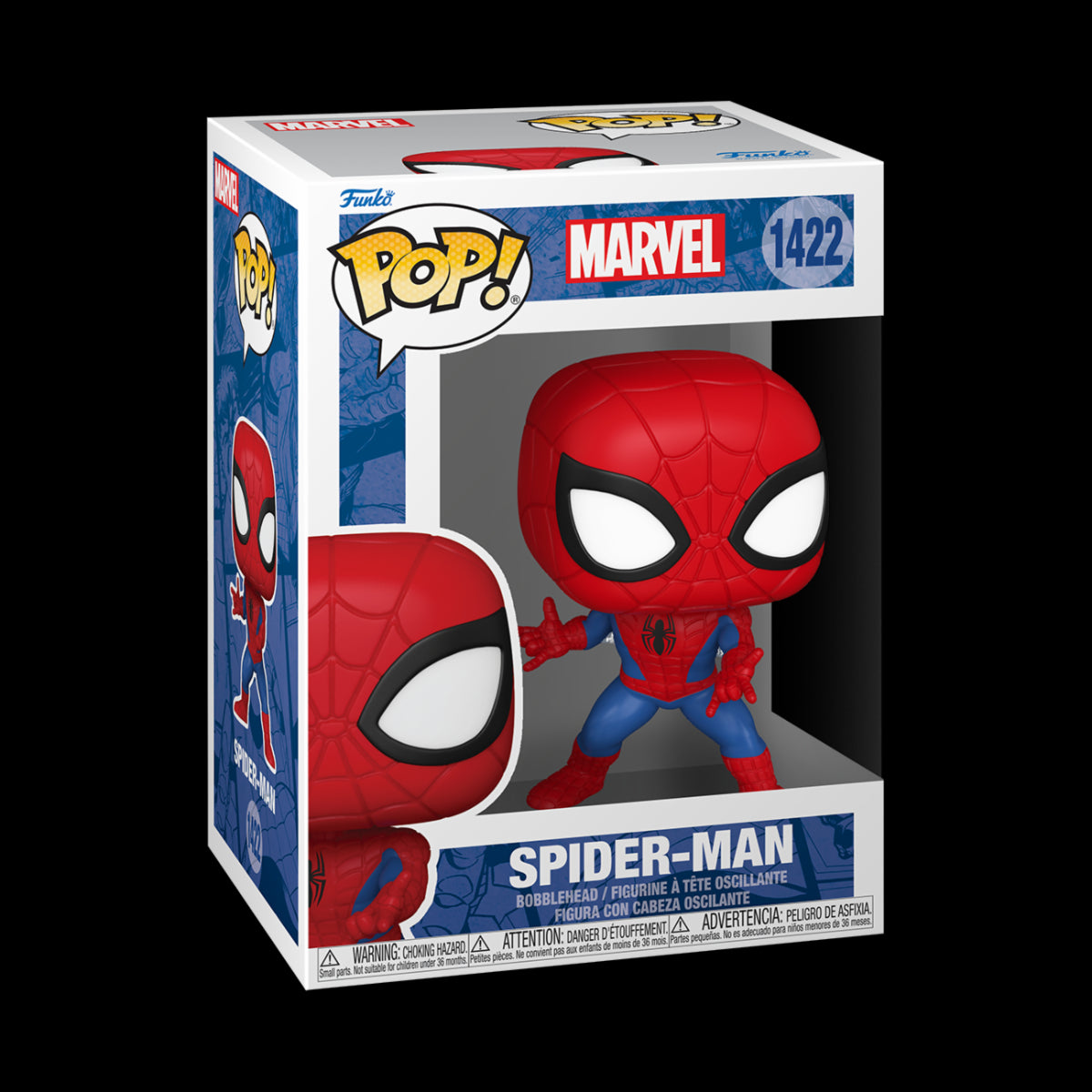 MARVEL: NEW CLASSIC - POP FUNKO VINYL FIGURE 1422 SPIDER-MAN 9CM