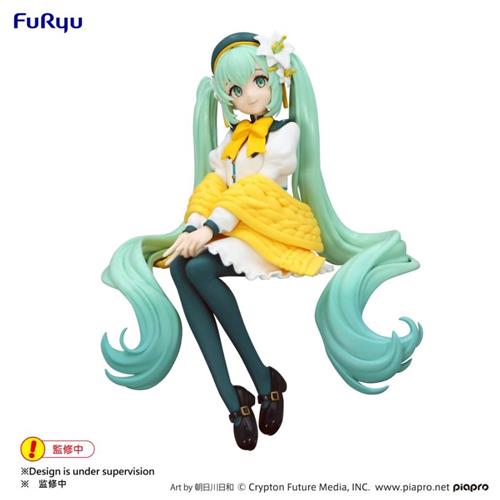 100416 - HATSUNE MIKU - NOODLE STOPPERS FIGURE - FLOWER FAIRY LILY WHITE - STATUA 16CM