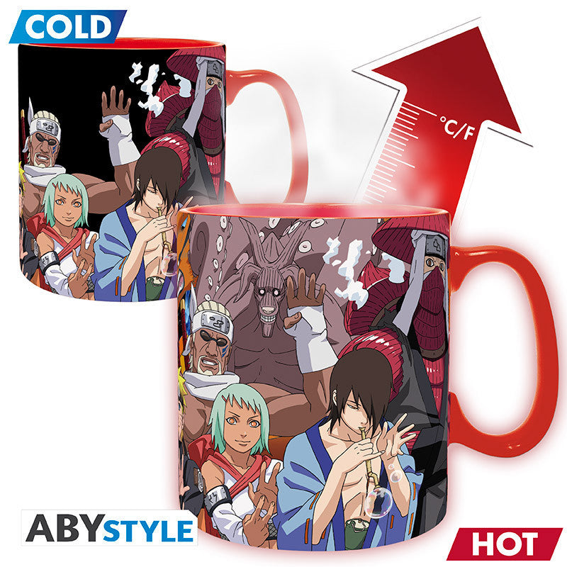 ABYMUGA645 - NARUTO SHIPPUDEN - MUG HEAT CHANGE 460ML - BIJU&JINCHURIKI - CARDBOA