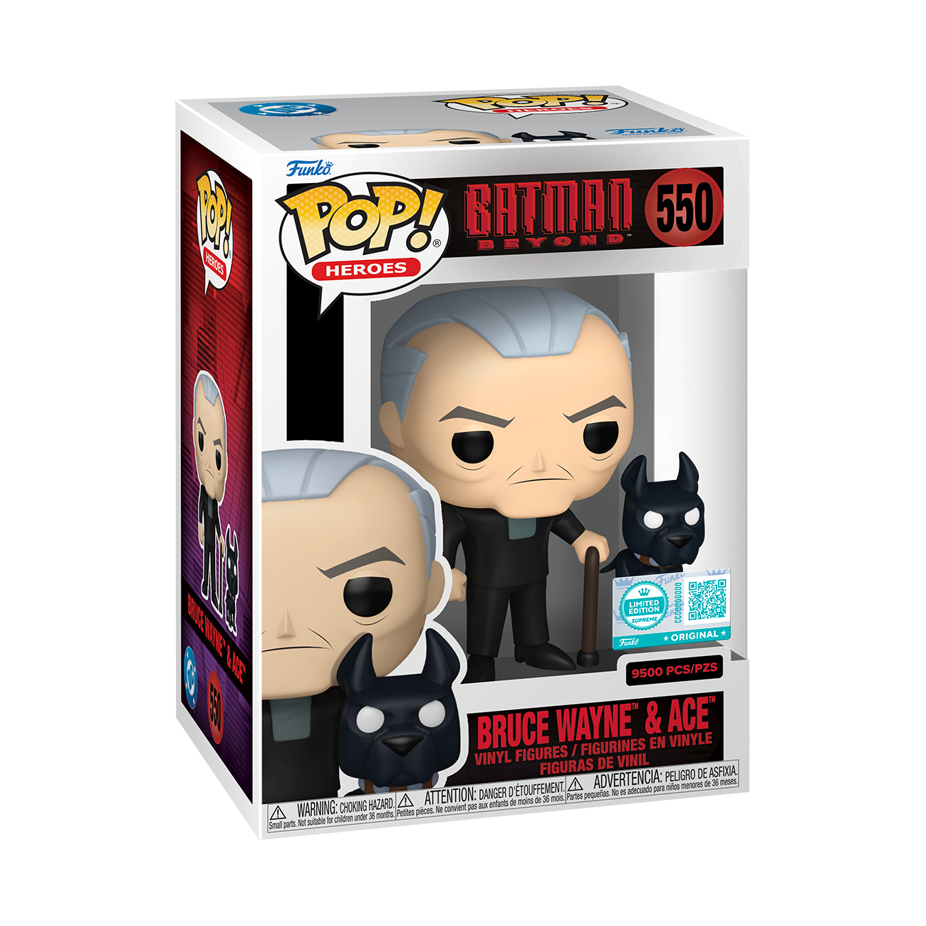 POP&BUDDY: BTAS S5 - POP FUNKO VINYL FIGURE SUPREME - OLD WAYNE WITH ACE 9CM FUNSIDE EXCL