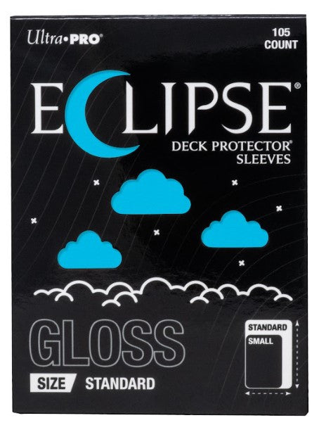 16703 - 105 ECLIPSE DECK PROTECTOR SLEEVES - STANDARD - GLOSS - SKY BLUE