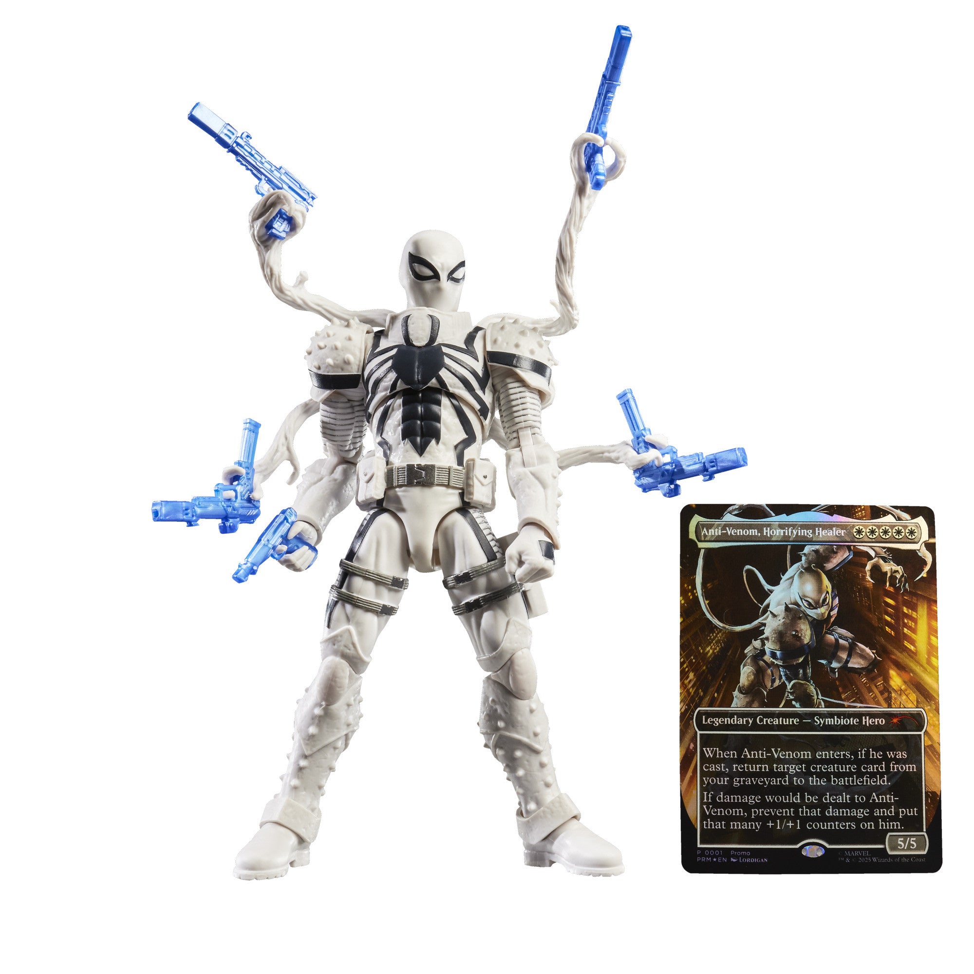 MARVEL CLASSIC LEGENDS - MAGIC: THE GATHERING AGENT ANTI VENOM WHITE - ACTION FIGURE 15CM