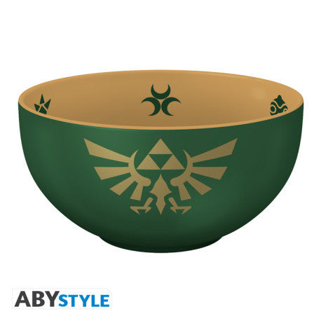 ABYBOL064 - THE LEGEND OF ZELDA - BOWL 600 ML - HYLIAN CREST - CARDBOARD