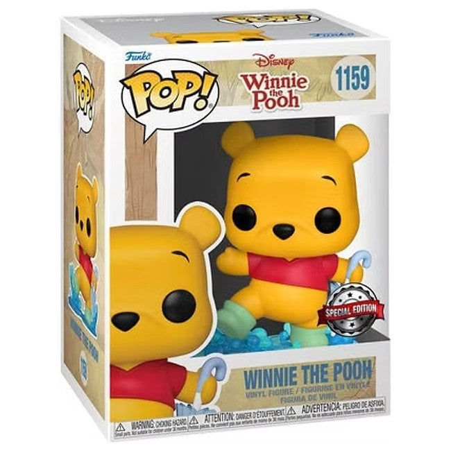 DISNEY: WINNIE THE POOH - POP FUNKO VINYL FIGURE 1159 WINNIE IN THE RAIN 9CM