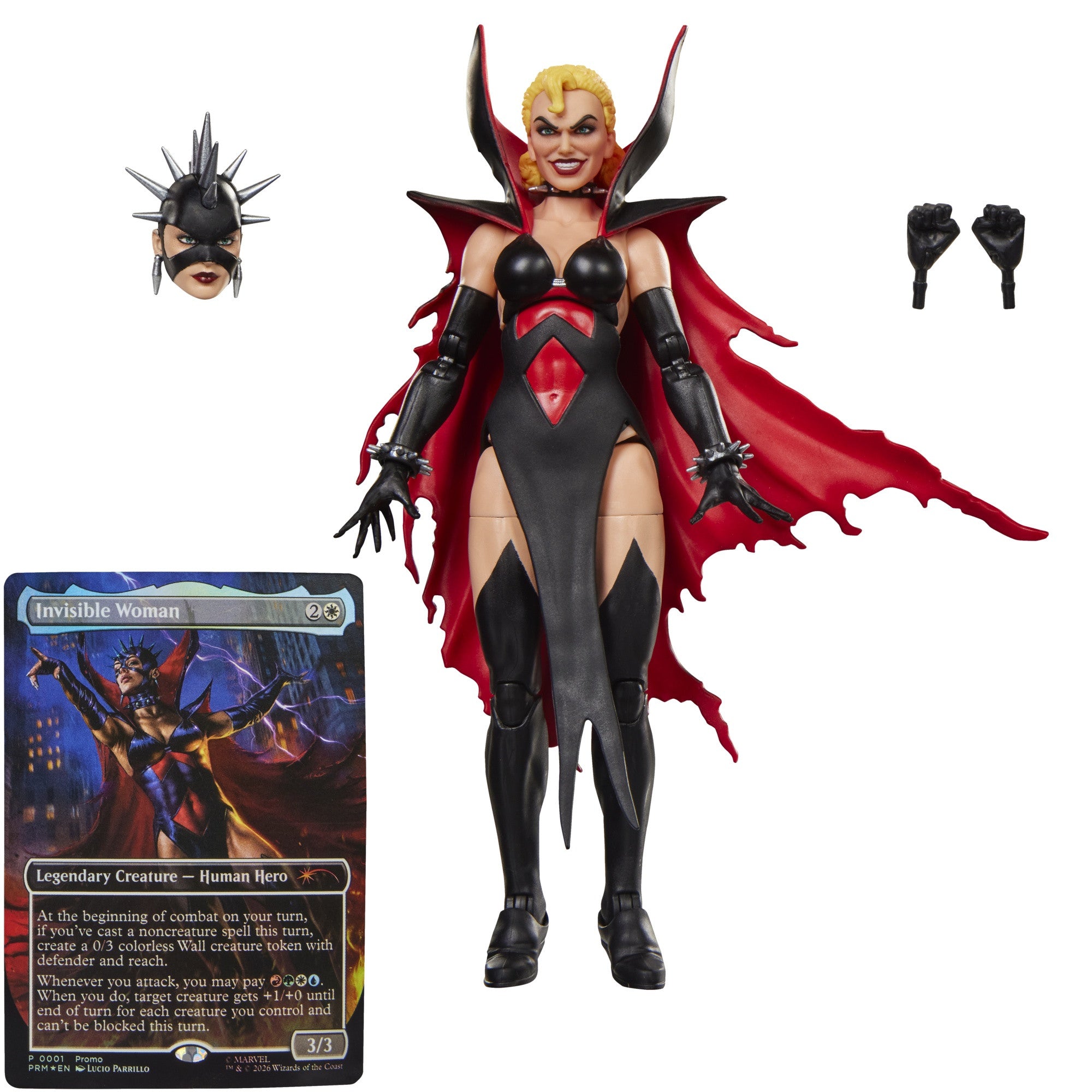 MARVEL SUPER HEROES X MAGIC: THE GATHERING - MALICE (SUE STORM) - ACTION FIGURE 15CM
