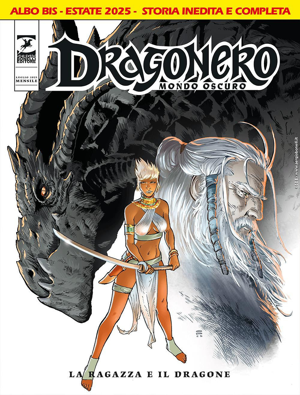 MONDO OSCURO VOL.33 BIS - DRAGONERO 146 - LA RAGAZZA E IL DRAGONE