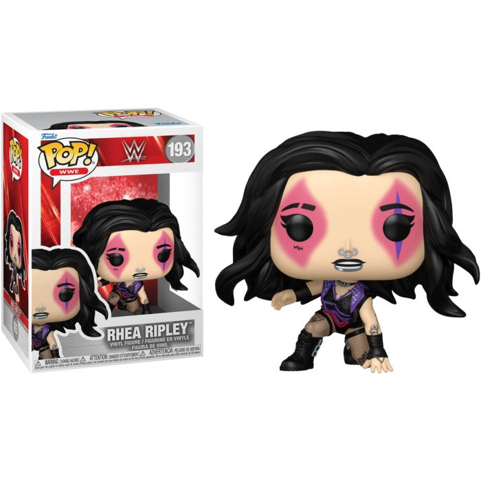WWE S29 - POP FUNKO VINYL FIGURE 193 RHEA RIPLEY WM40 W/CHASE (ASSORTMENT 6PZ) BLK 9CM