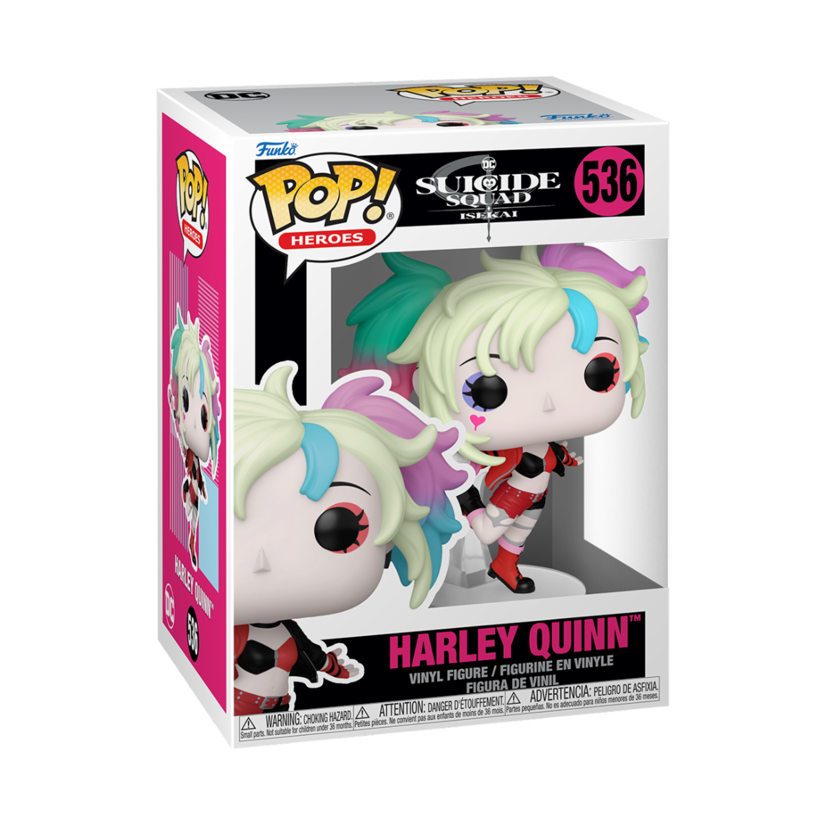 DC COMICS: SUICIDE SQUAD ISEKAI - POP FUNKO VINYL FIGURE 536 HARLEY 9CM