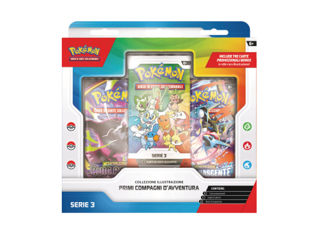 PK10410-I - POKEMON COLLEZIONE ILLUSTRAZIONE PRIMI COMPAGNI D'AVVENTURA SERIE 3 (IT)