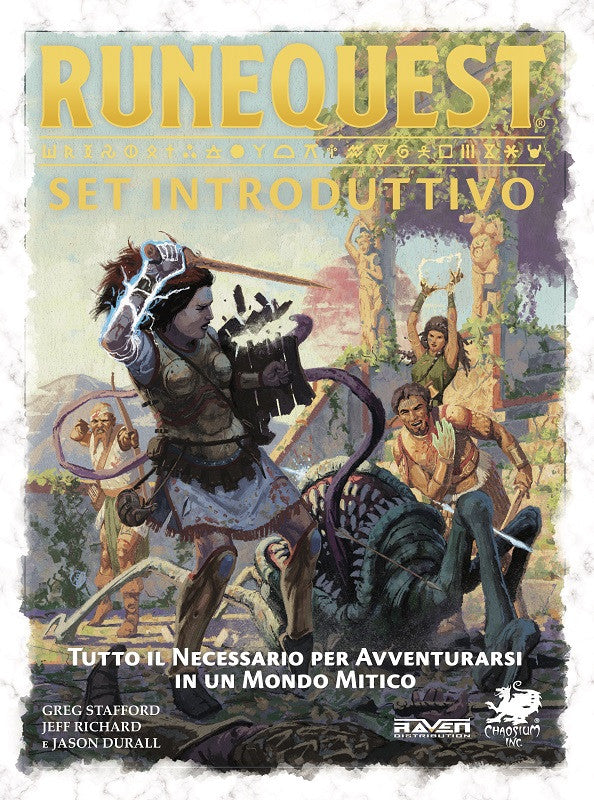 RUNEQUEST EDIZIONE ITALIANA - SET INTRODUTTIVO NUOVA EDIZIONE