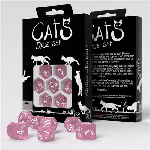 RCAT07 - SET 7 DADI - CATS DICE SET: DAISY