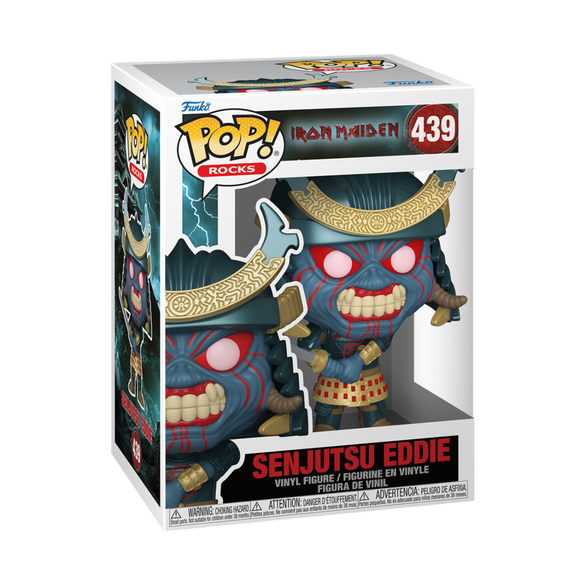 IRON MAIDEN - POP FUNKO VINYL FIGURE 439 SENJUTSU EDDIE 9CM