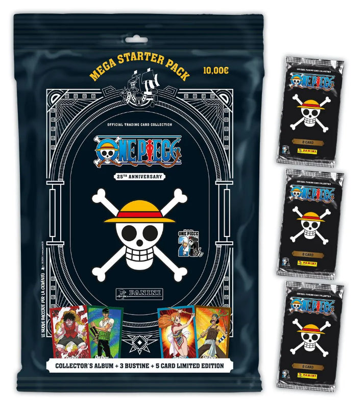 ONE PIECE : 25TH ANNIVERSARY TRADING CARD - CARD COLLEZIONABILI - STARTER SET