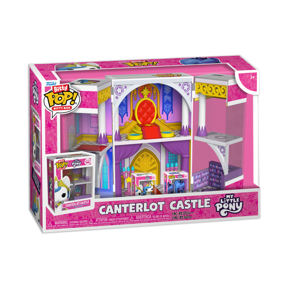 89585 - MY LITTLE PONY - POP FUNKO BITTY BOX VINYL FIGURE - CANTERLOT CASTLE