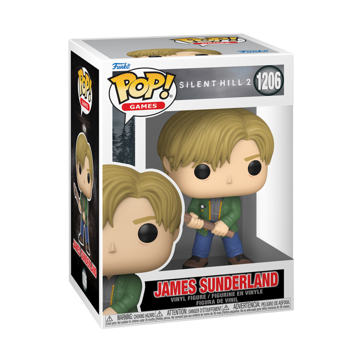 SILENT HILL S1 - POP FUNKO VINYL FIGURE 1206 JAMES SUNDERLAND 9CM