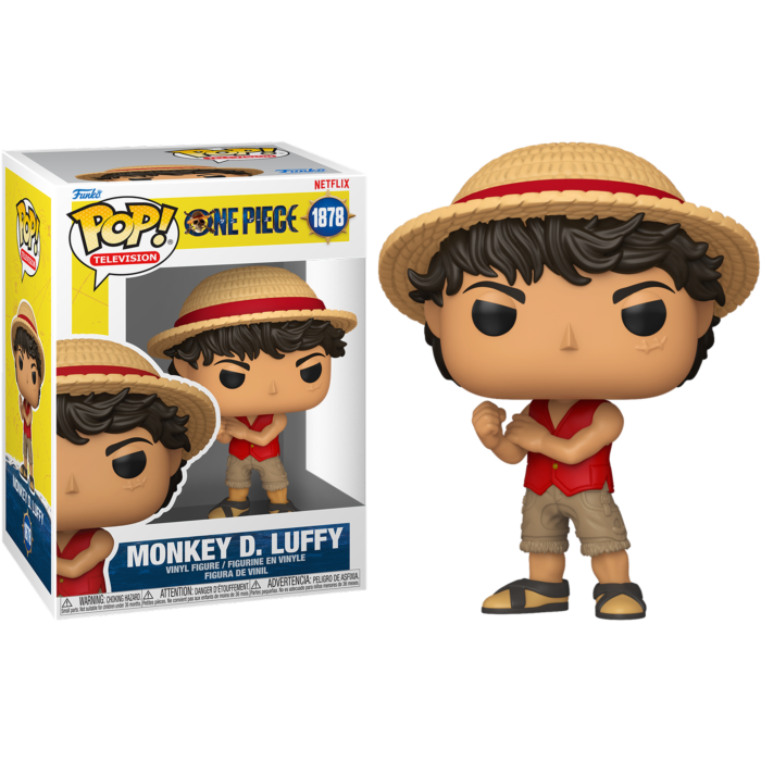NETFLIX: ONE PIECE (LA) - POP FUNKO VINYL FIGURE 1878 MONKEY D. LUFFY 9CM