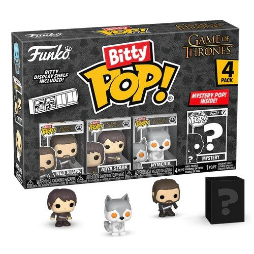83647 - GAMES OF THRONES - FUNKO BITTY POP VINYL FIGURE - JON SNOW (4PK)