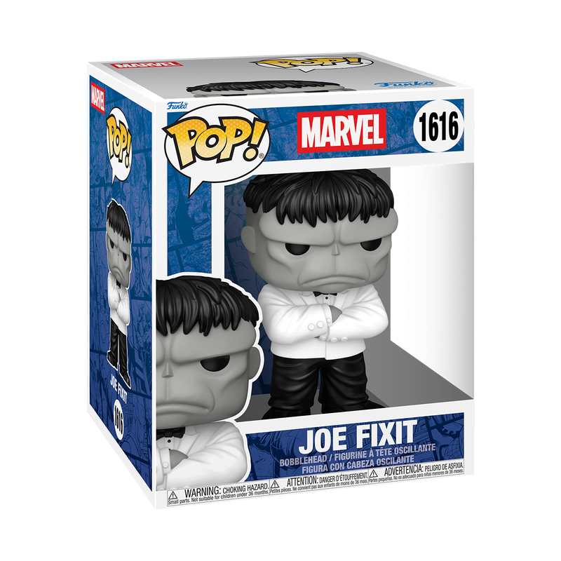 MARVEL PATCH & MR. FIXIT - POP FUNKO SUPER VINYL FIGURE 1616 JOE FIXIT 15CM