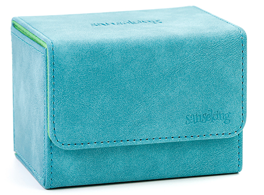 SANSEKING - HORIZONTAL DECK BOX (100+ CARDS) - CYAN
