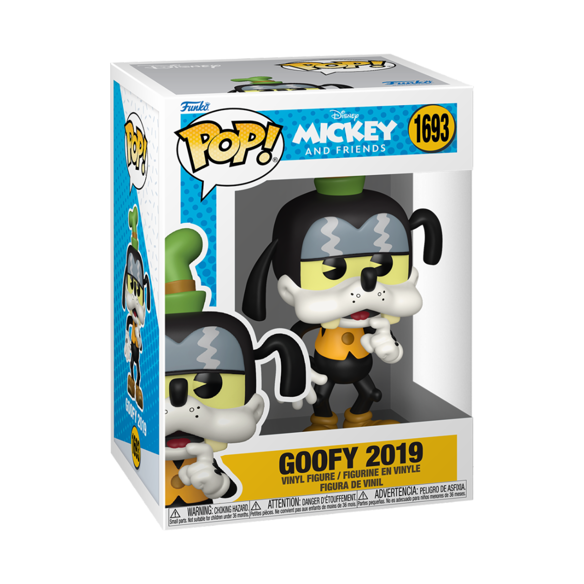 GOOFY THROUGH THE AGES - POP FUNKO VINYL FIGURE 1693 GOOFY 2019 9CM