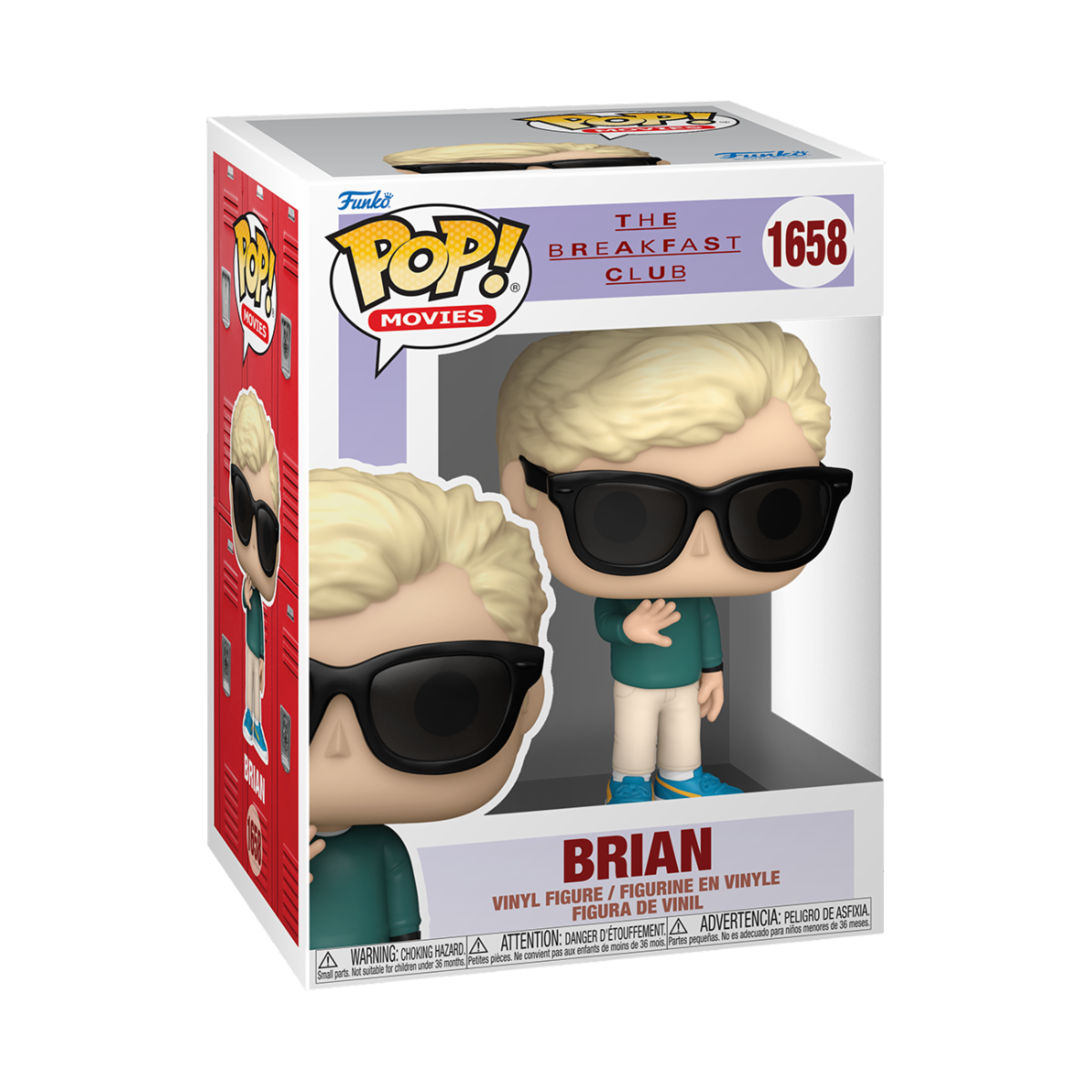 THE BREAKFAST CLUB - POP FUNKO VINYL FIGURE 1658 BRIAN 9CM