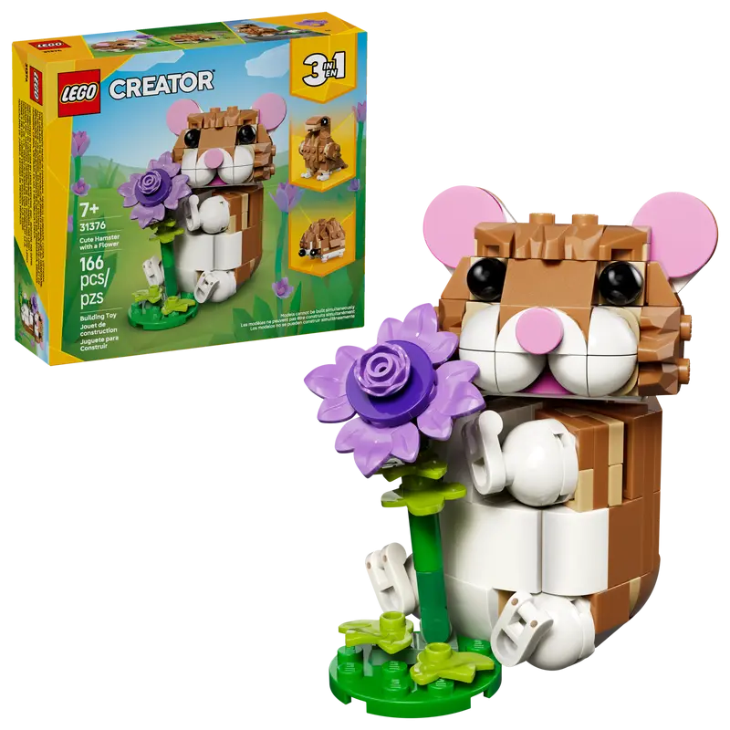 31376 - LEGO CREATOR - SIMPATICO CRICETO CON FIORE