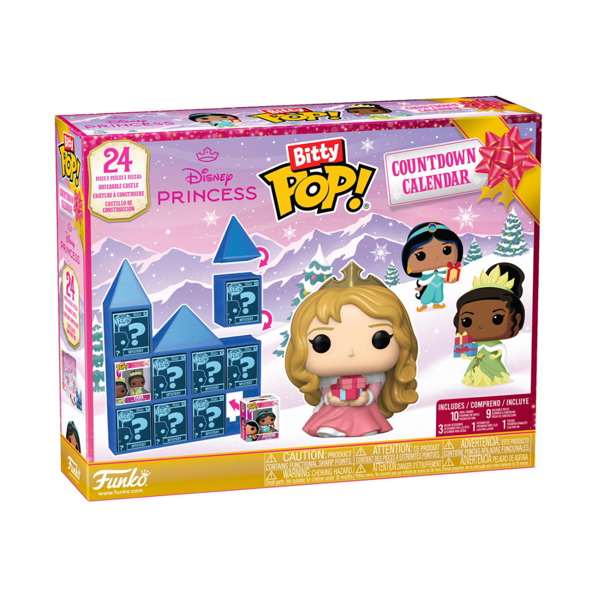 87001 - DISNEY: PRINCESS - FUNKO BITTY POP COUNTDOWN CALENDAR - DISNEY PRINCESS HOLIDAY