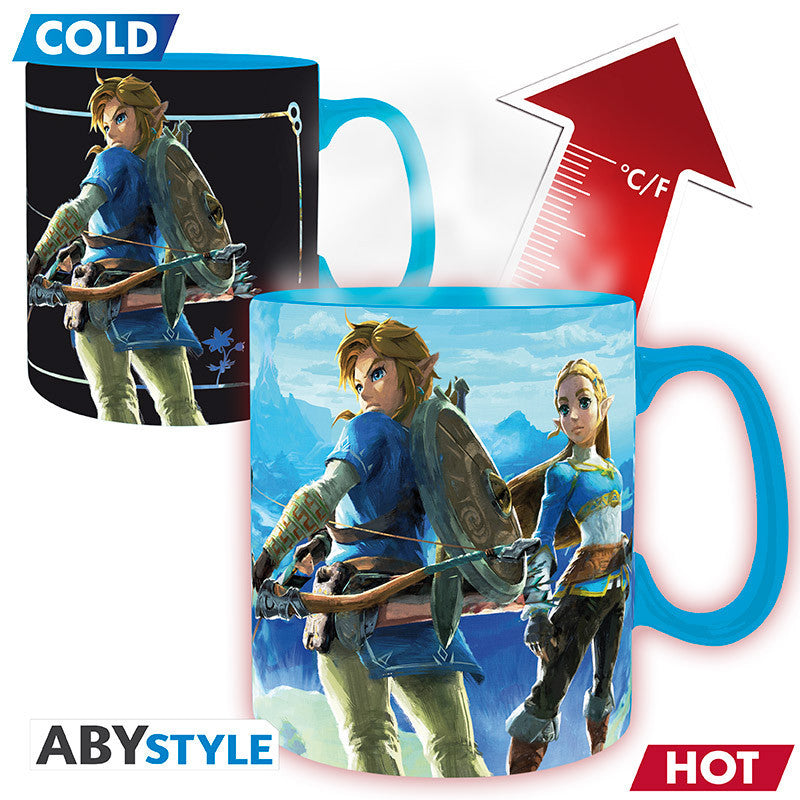 ABYMUGA648 - THE LEGEND OFZELDA - MUG HEAT CHANGE 460ML - BREATH THE WILD