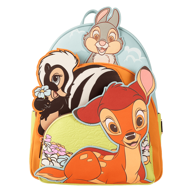 DISNEY - BAMBI - ZAINETTO - TRIPLE POCKET