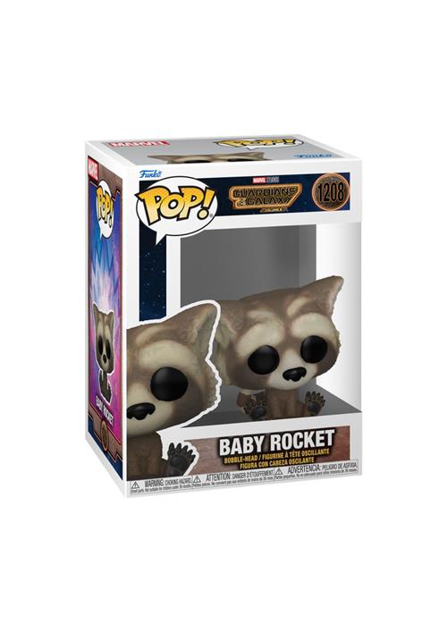 MARVEL: GUARDIANS OF THE GALAXY 3 - POP FUNKO VINYL FIGURE 1208 BABY ROCKET 9CM