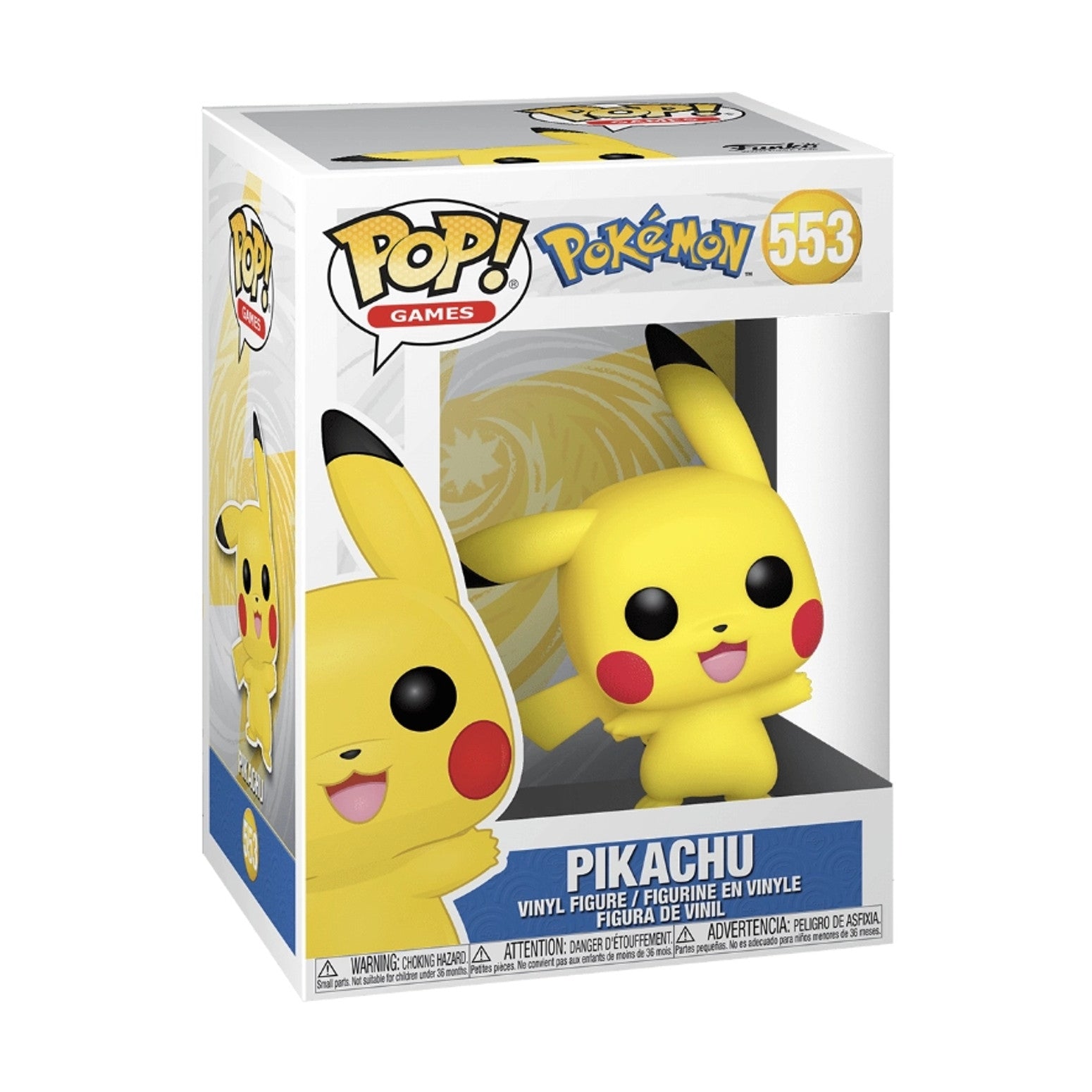 POKEMON - POP FUNKO VINYL FIGURE 553 PIKACHU (WAVING) 9CM