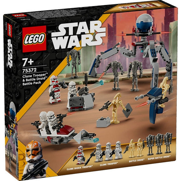 75372 - STAR WARS - BATTLE PACK CLONE TROOPER E BATTLE DROID
