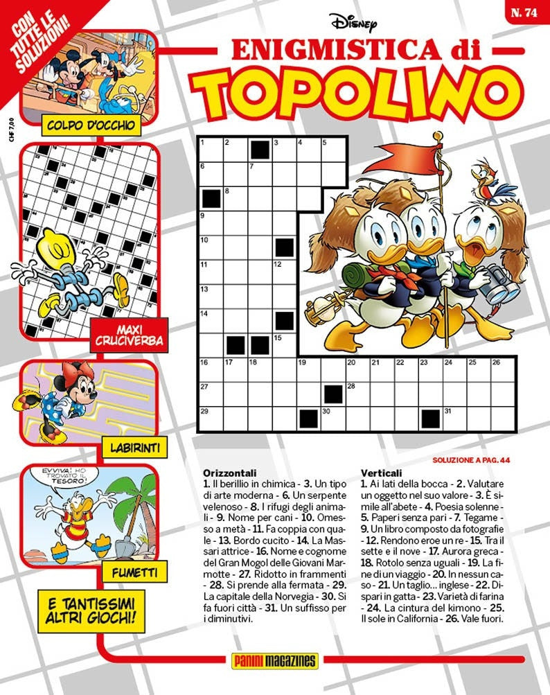 ENIGMISTICA DI TOPOLINO 74