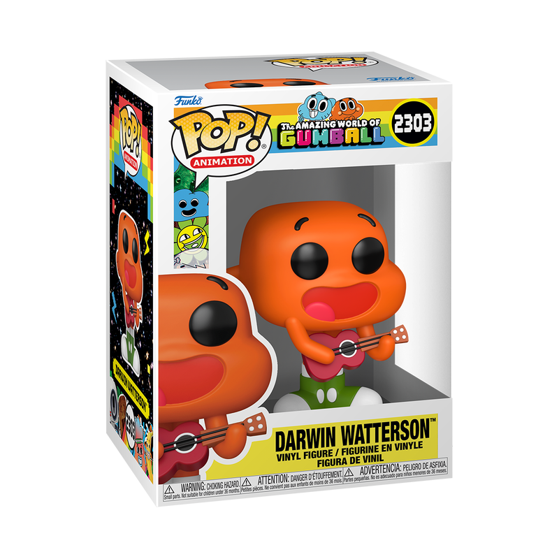 THE AMAZING WORLD OF GUMBALL - POP FUNKO VINYL FIGURE 2303 DARWIN WATTERSON 9CM