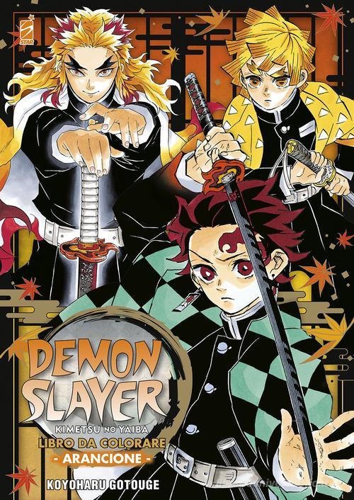 DEMON SLAYER - LIBRO DA COLORARE - ARANCIONE VOL.3