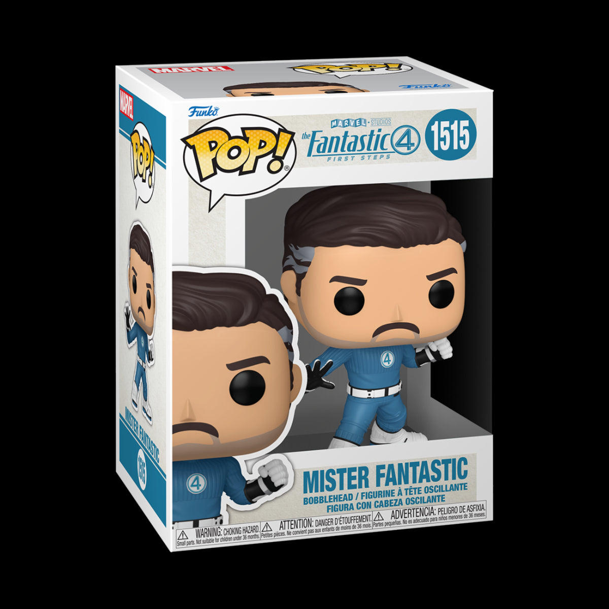 MARVEL: THE FANTASTIC FOUR: FIRST STEPS - POP FUNKO VINYL FIGURE 1515 MR. FANTASTIC 9CM