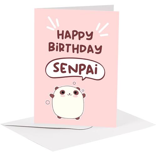 BIGLIETTO AUGURI - BA09 - MANGA SENPAI