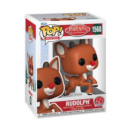 RUDOLPH: LA RENNA - POP FUNKO VINYL FIGURE 1568 RUDOLPH (FLYING) 9CM