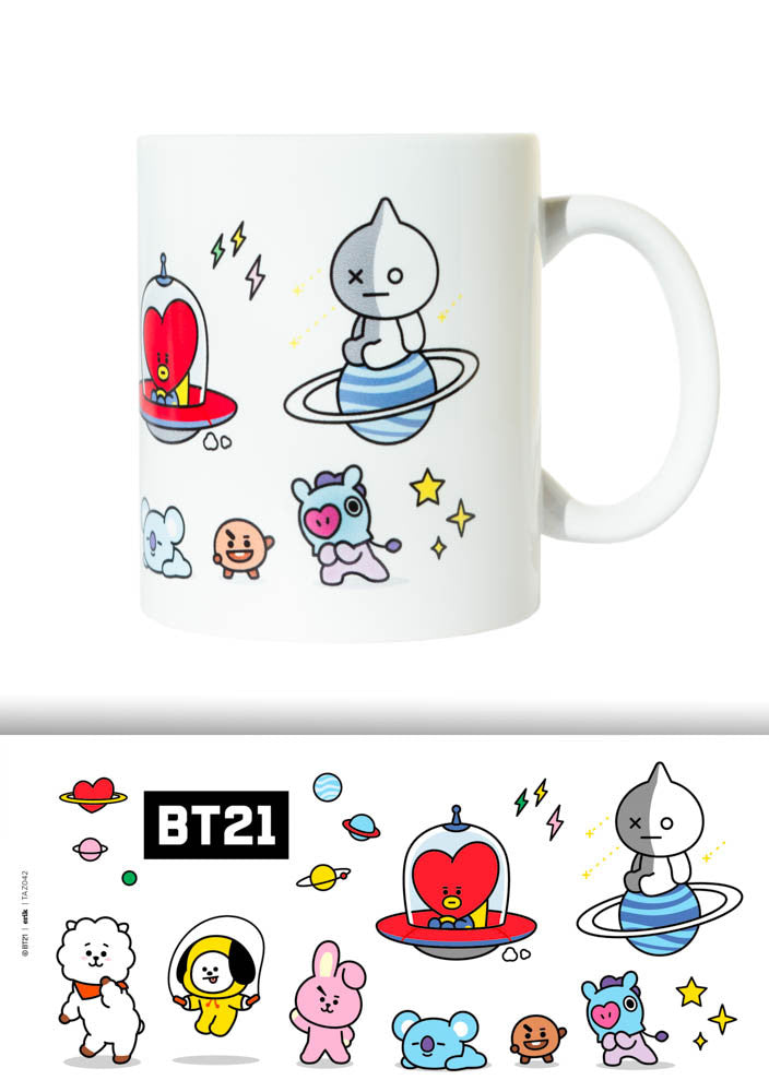 TAZ042 - BT21 TAZZA CON PERSONAGGI