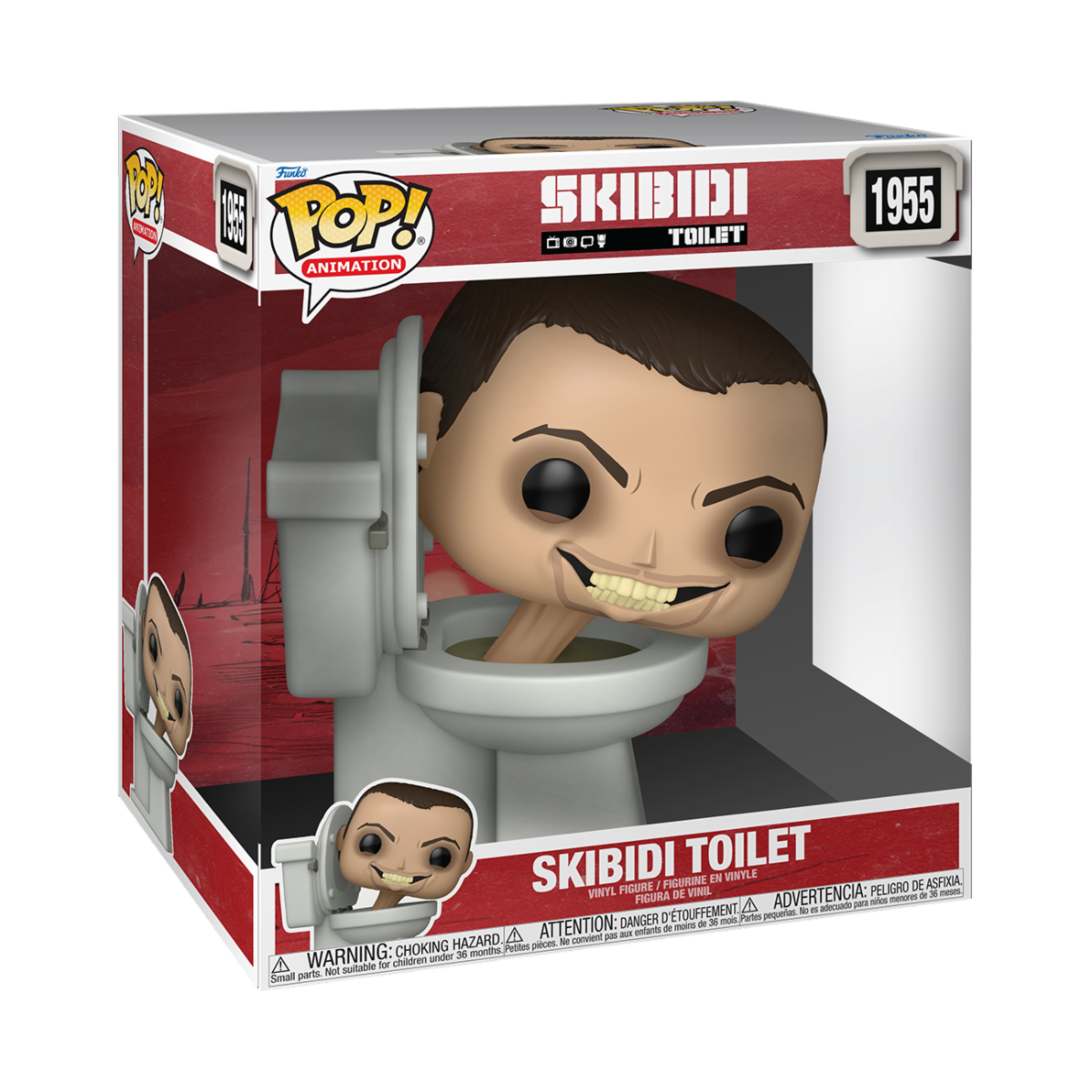 SKIBIDI TOILET - POP FUNKO JUMBO VINYL FIGURE 1955 SKIBIDI TOILET 25CM