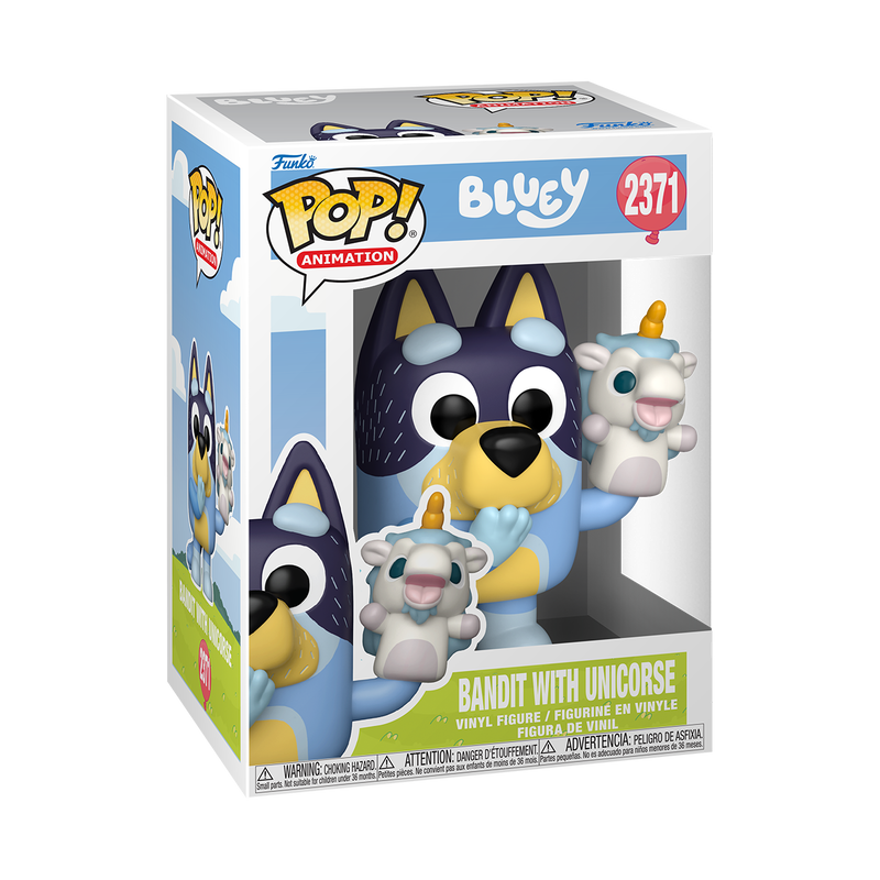 BLUEY - POP FUNKO VINYL FIGURE 2371 BANDIT WITH UNICORSE 9CM