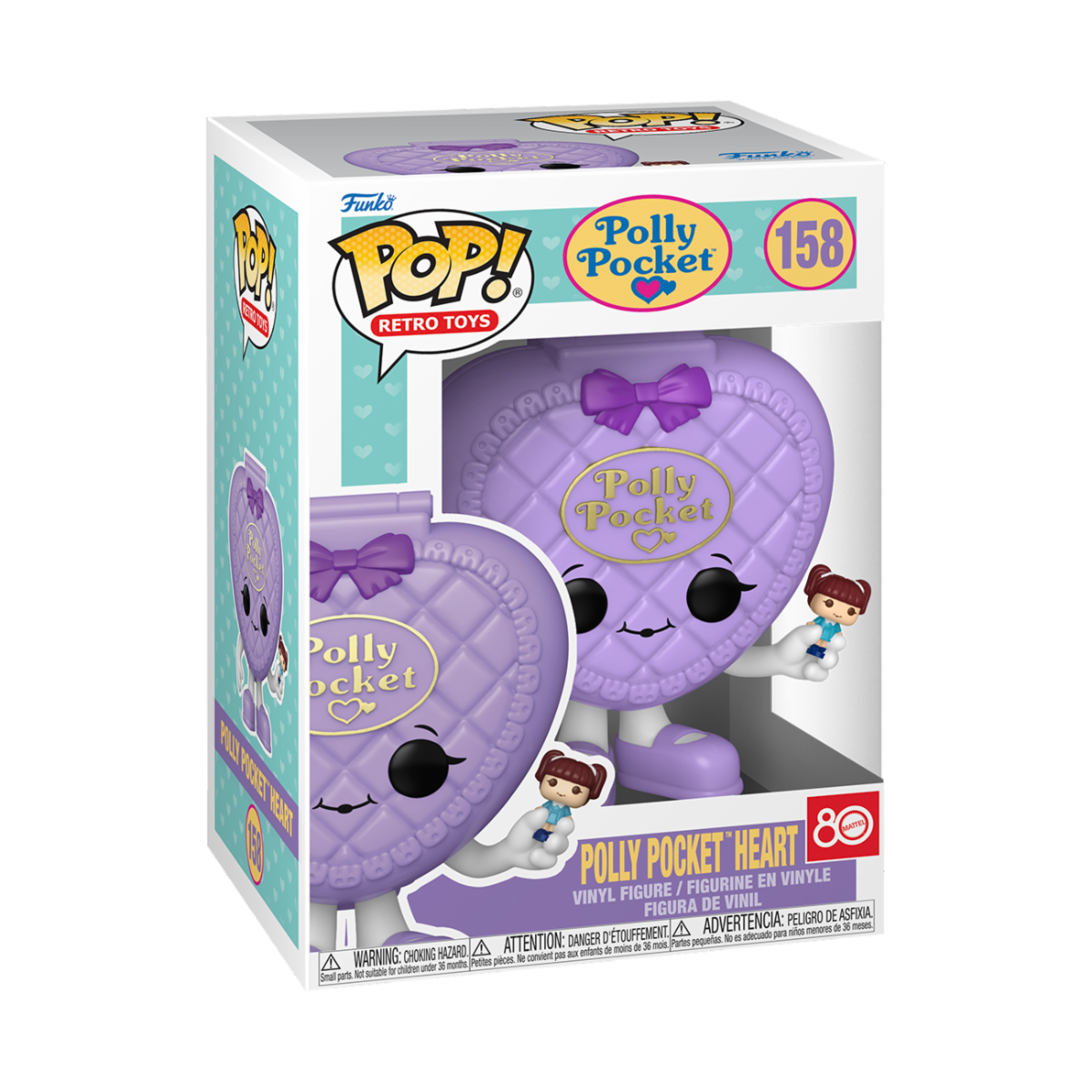 POLLY POCKET - POP FUNKO VINYL FIGURE 158 HEART SHELL(PU) 9CM